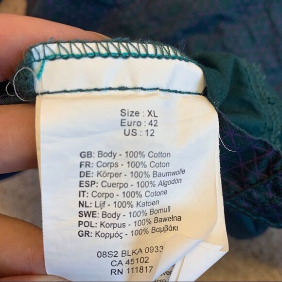 Bench Navy blue purple detail hooded barbeque jacket Sz XL - Picture 9 of 12